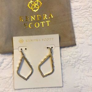 Kendra Scott silver earrings!  Dangly